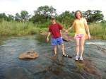 Dad and Mom on Vic Falls